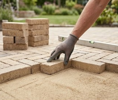 Guide til flisel�gning i sildebensm�nster