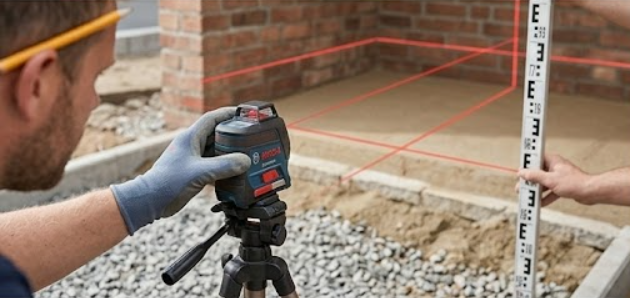 Guide til brug af laser til pr�cis opm�ling