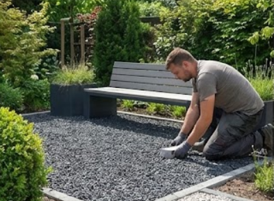 Lav en siddeplads med granitsk�rver nemt