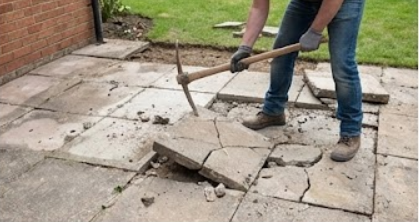 Fjern gammel bel�gning trin for trin guide