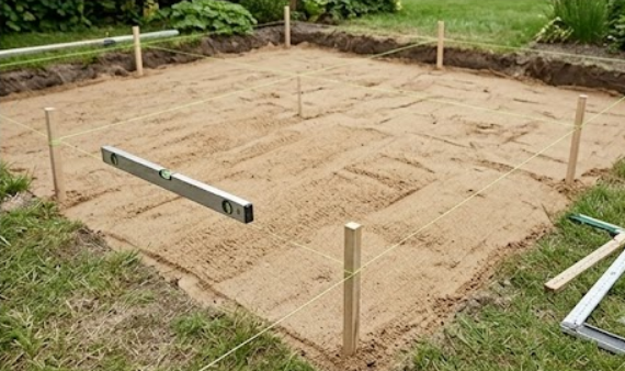 Guide til ops�tning af rettesnore til terrasse