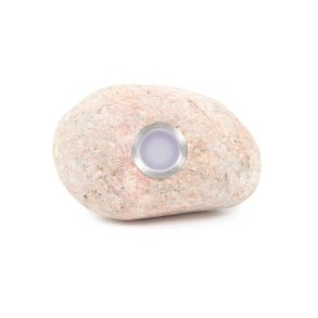 Pigsten med Cosmos lampe