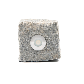 Chaussesten med Juulius 1 Lysebl Inkl. T-stykke, 9x9x8 cm.