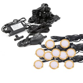 KIT SAMLET PAKKE / 10 stk. Cosmos lamper med tilbehr & skumringsrel