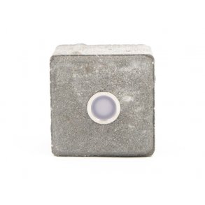 Betonflise med Cosmos 0,6W LED Lampe 10x10x6 cm. Gr LBJ