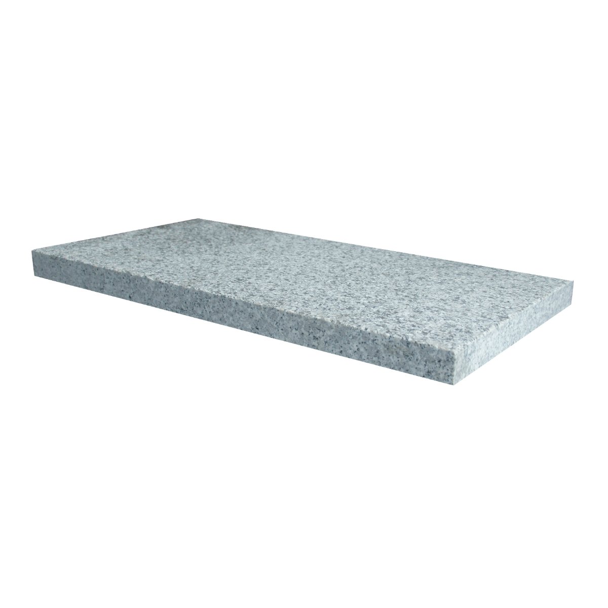 Granit Trappeplade 30x60x1,2 cm Lys Grå - Trappeplader - ApS