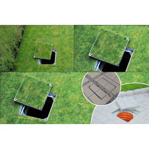 Integrerbart brnddksel til grs