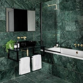 Grn Marmor 61x61x1,2 cm. Poleret