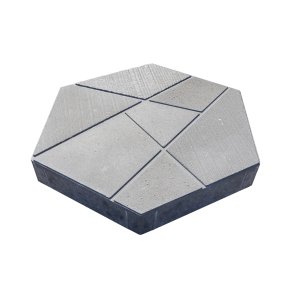 IBF Genbrugsfliser BigPieces 83,6x72,6x10 cm. Gr� 