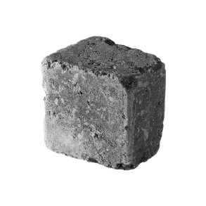 Holmegaardssten cirkelblokke lille 14x13/9x14 cm sort/antracit IBF