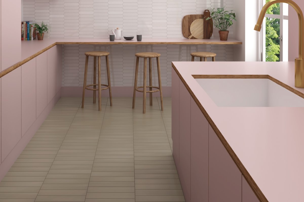 Ceramica Como Sticks - Grå/Grøn Mat - Keramiske Fliser - DKfliser.dk ApS