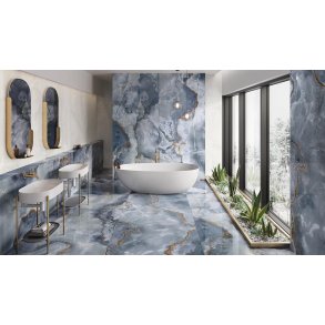 Emil Ceramica Onyx Blue Sokkelliste - Mat