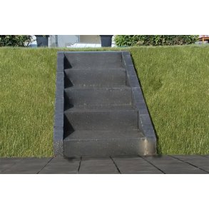 RC Betontrappetrin 100x40x14 cm. Koks