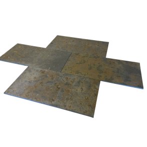 RIO Skifer Multicolor 60x60x1 cm. Brasiliansk (Finkl�vet)