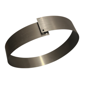 Rundt H�jbed i Cortenst�l �40 cm.