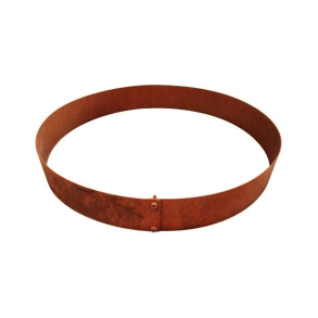 Rundt H�jbed i Cortenst�l �70 cm