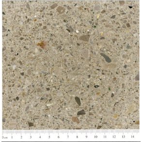 Terrazzo London Sokkelliste 40x7 cm.