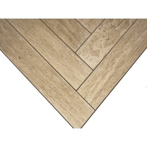 Travertin Sildeben 6x40 cm.