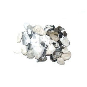 Pyntesten i bigbag singles hvid 30-70 mm (1 tons)